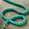 Turquoise Dyed Reconstituted Stone Rondelle Beads, 4mm by Bead Landing™